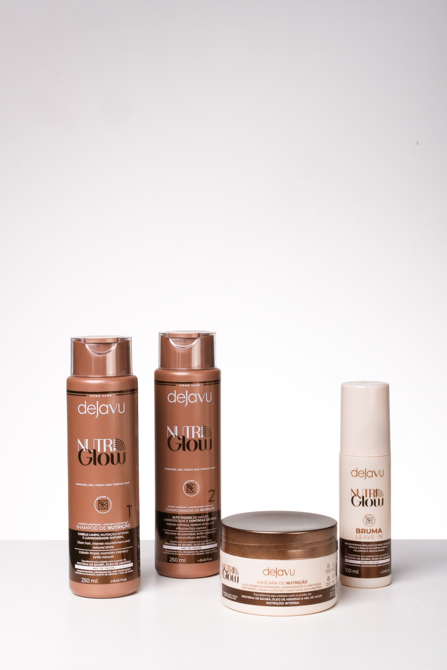 KIT COMPLETO NUTRIÇÃO NUTRIGLOW HOME CARE...