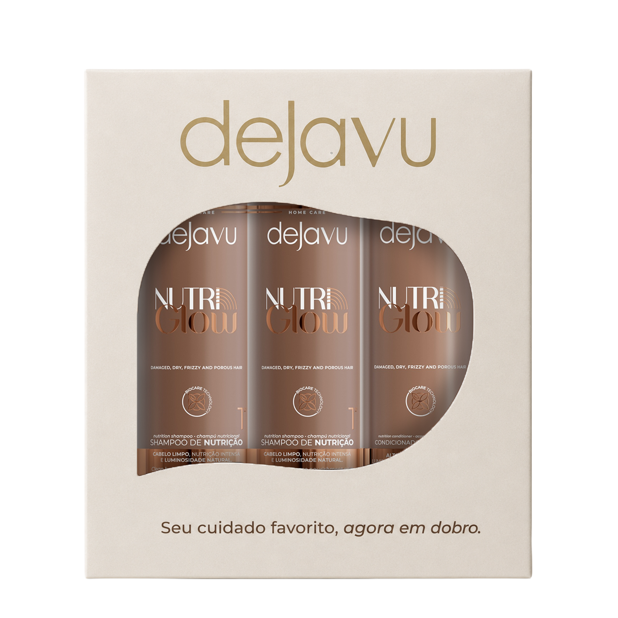 Kit Shampoo em dobro NutriGlow