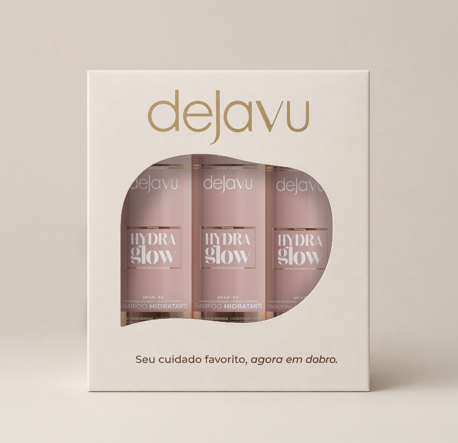 KIT HydraGlow | Shampoo em Dobro